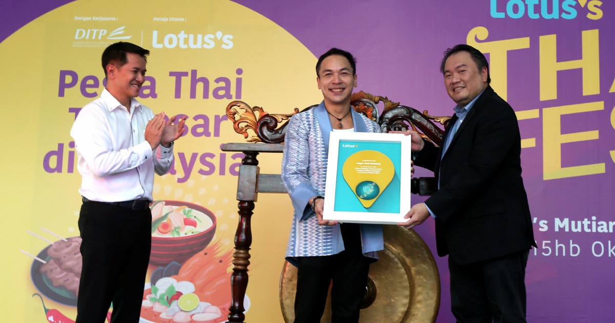 Pesta Thai Lotus's bawa lebih 300 produk buatan Thailand
