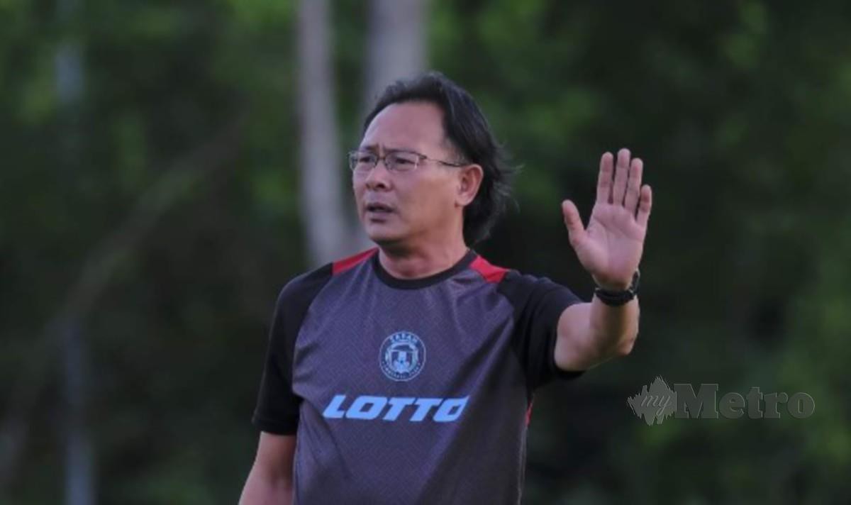 KIM Swee mahu anak buahnya melupakan kekalahan di tangan Selangor. FOTO SABAH FC