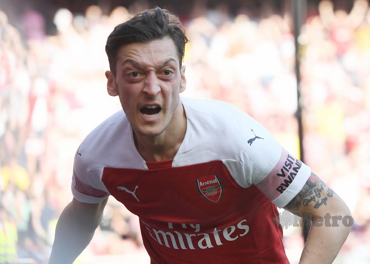 ARSENAL tidak beraksi bersama Arsenal sejak 7 Mac lalu. FOTO AFP 