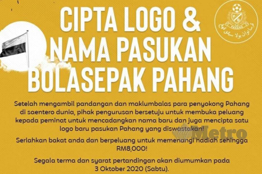 PBNP tawar RM8,000 cipta logo, nama baharu | Harian Metro