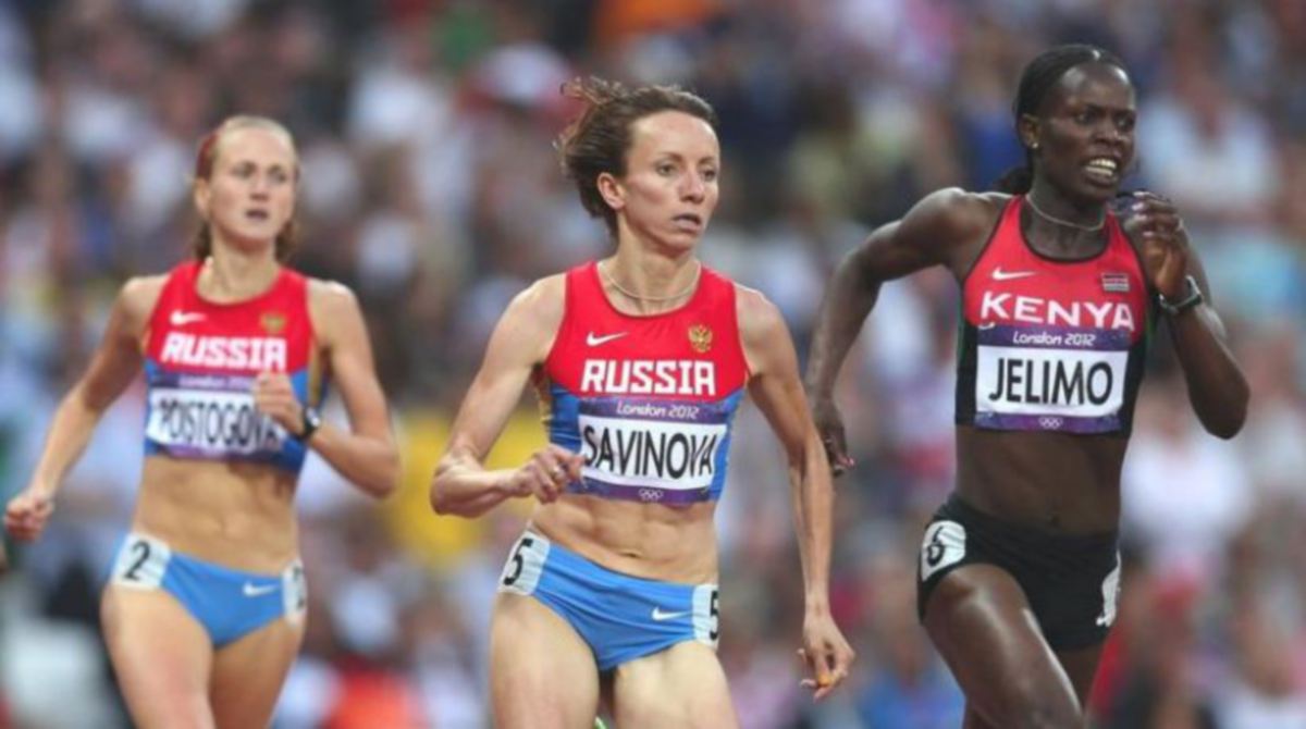 PAMELA meraih gangsa selepas emas Mariya dibatalkan kerana doping. -FOTO BBC 