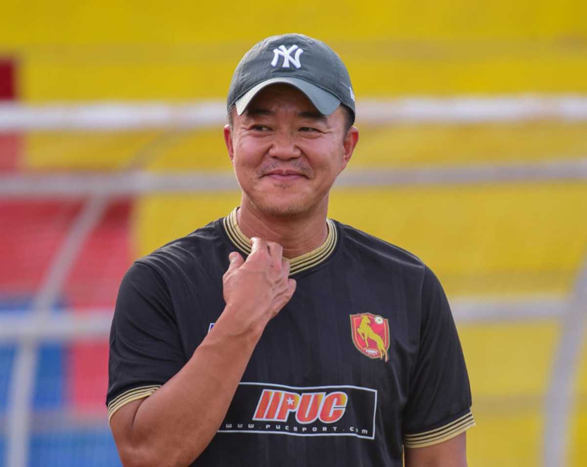 PARK Jaehong mahu pasukannya mengutip mata pertama aksi liga super menentang Sabah FC, esok. FOTO KDN FC
