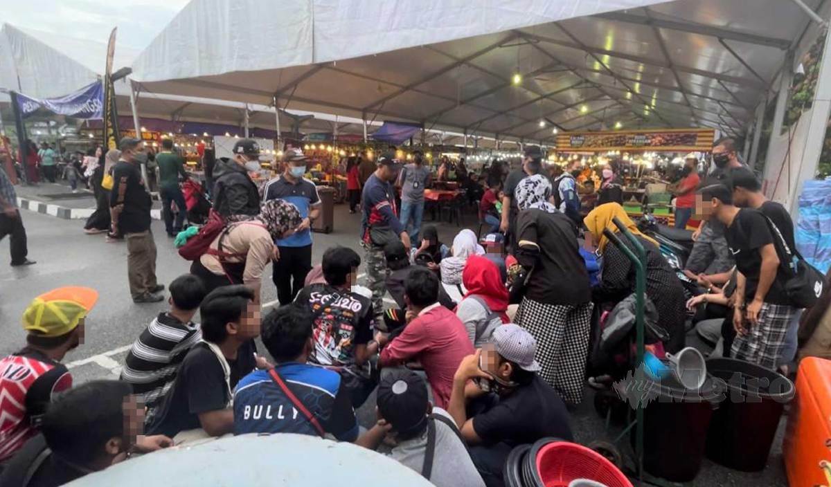 JABATAN Imigresen Malaysia (JIM) Kedah menahan 48 Pati warga Thailand dalam Op Selera di tapak Festival Kebudayaan dan Pesta Makanan Antarabangsa Negeri Kedah 2022 di Bandar Darulaman. FOTO Izad Thaqif Hassan.