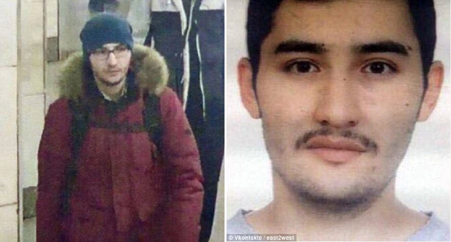 Akbarjon Djalilove, 22, berasal dari  Kyrgyzstan yang disyaki melakukan serangan bom dalam kereta api bawah tanah di St Petersburg semalam.