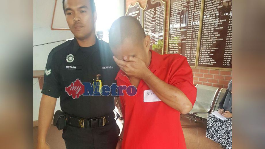 Tertuduh dipenjara 16 tahun dan 12 sebatan selepas didapati bersalah di Mahkamah Sesyen Kota Bharu terhadap tuduhan meliwat anak saudaranya. FOTO Muhamaad Razis Ismail