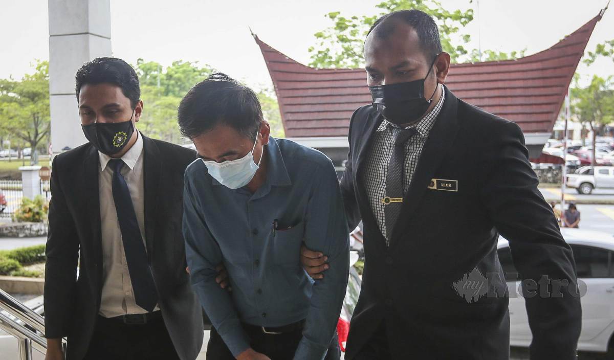 WONG Yeng Fart dihadapan ke Mahkamah Sesyen Seremban atas pertuduhan memberi rasuah RM100,000 kepada penguatkuasa Kementerian Perdagangan Dalam Negeri dan Hal Ehwal Pengguna(KPDNHEP) Negeri Sembilan tahun lalu. FOTO Azrul Edham Mohd Aminuddin