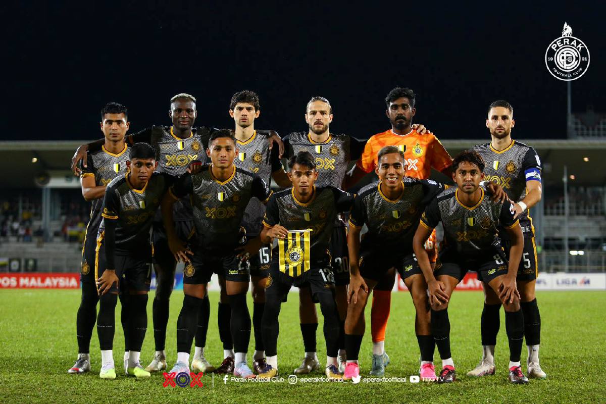 PERAK FC kini dibimbing oleh Yusri. FOTO Perak Football Club