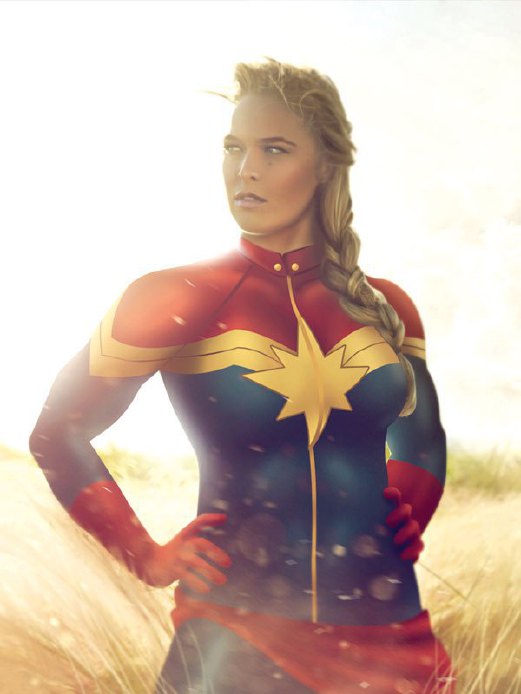 RONDA tarik perhatian peminat filem apabila menyatakan minat memegang watak Captain Marvel.