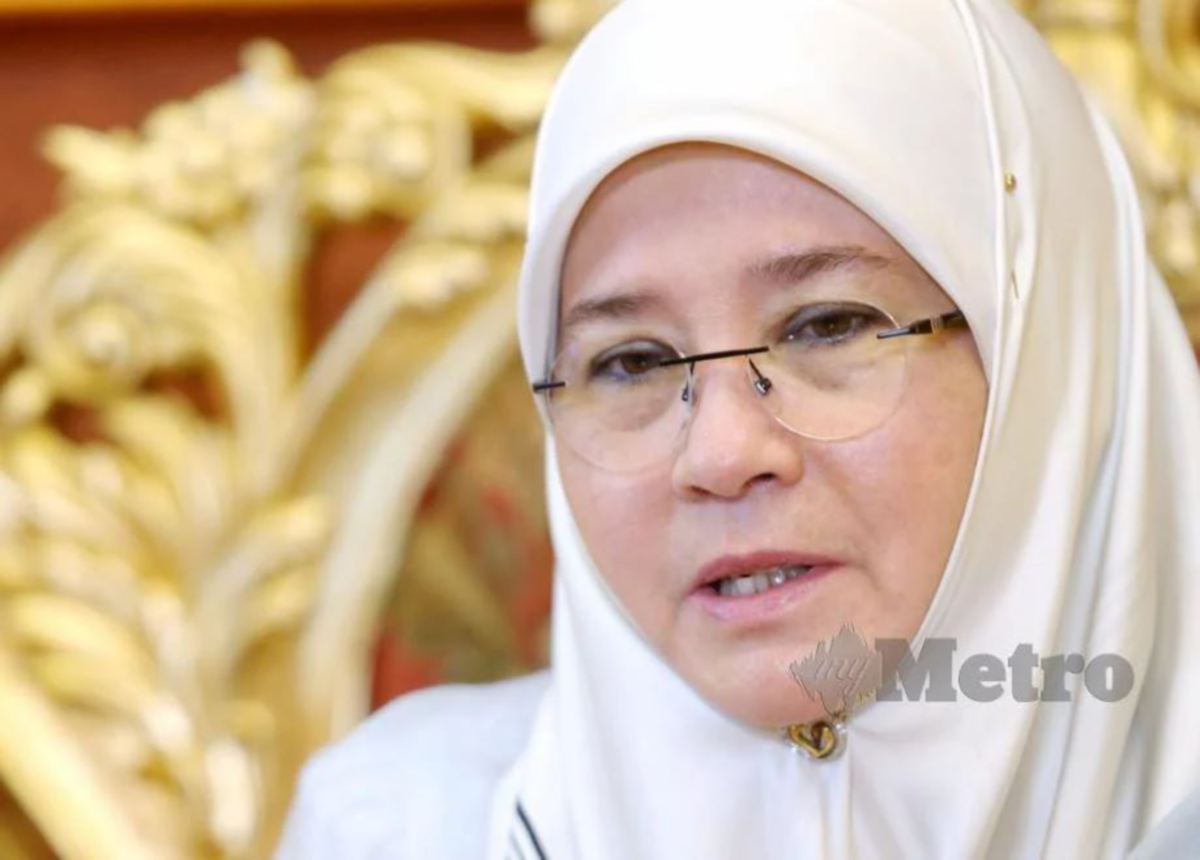 RAJA Permaisuri Agong Tunku Hajah Azizah Aminah Maimunah Iskandariah. FOTO arkib NSTP