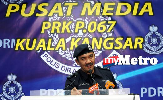 Shaharon maklumkan dua lelaki menyerah diri di IPD Kuala Kangsar, 10.30 malam tadi bersama kelengkapan paraglider.