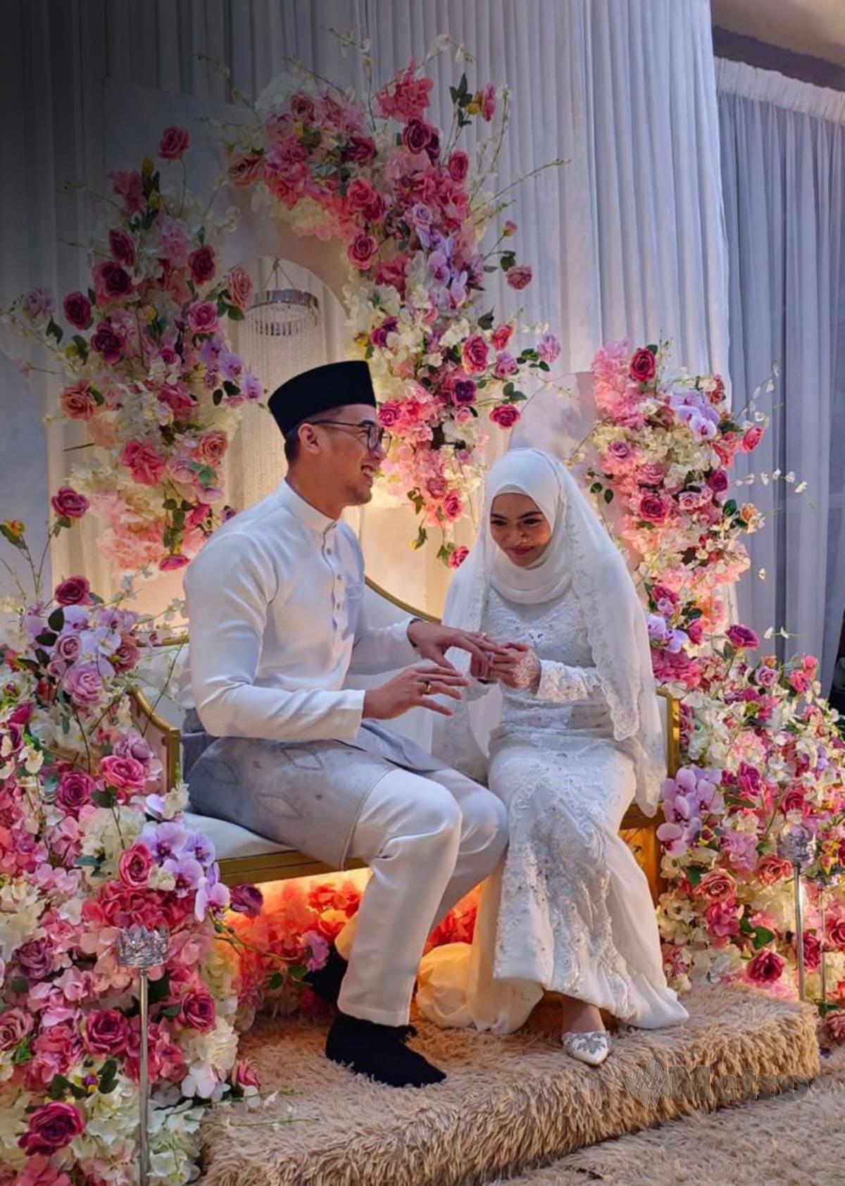 JIGGY dan isteri, Dhabitah selamat bernikah pada 28 April lalu.