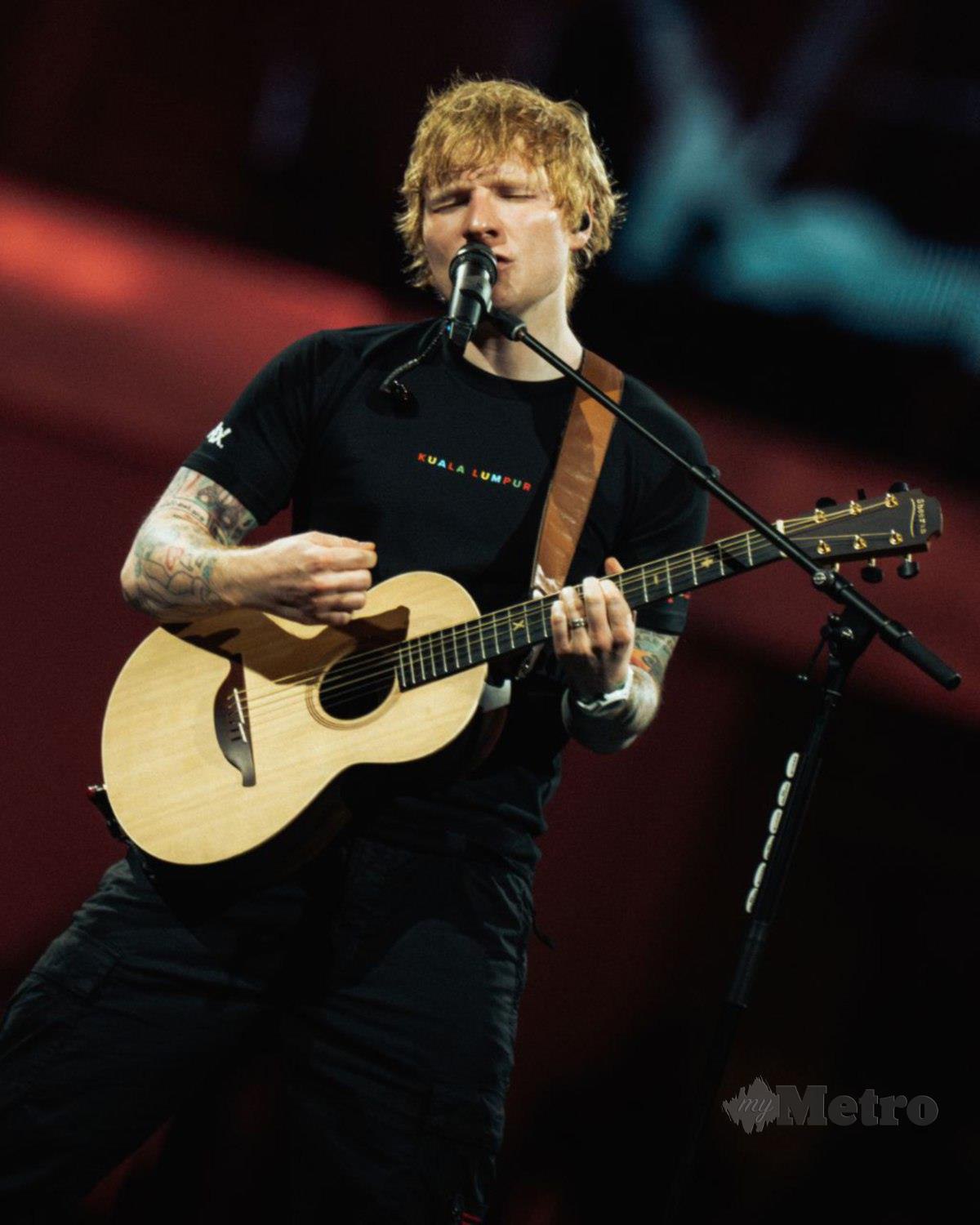 VOKAL Ed Sheeran menerusi konsert jelajahnya dalam The Mathematics Tour buai peminat hingga saat akhir.