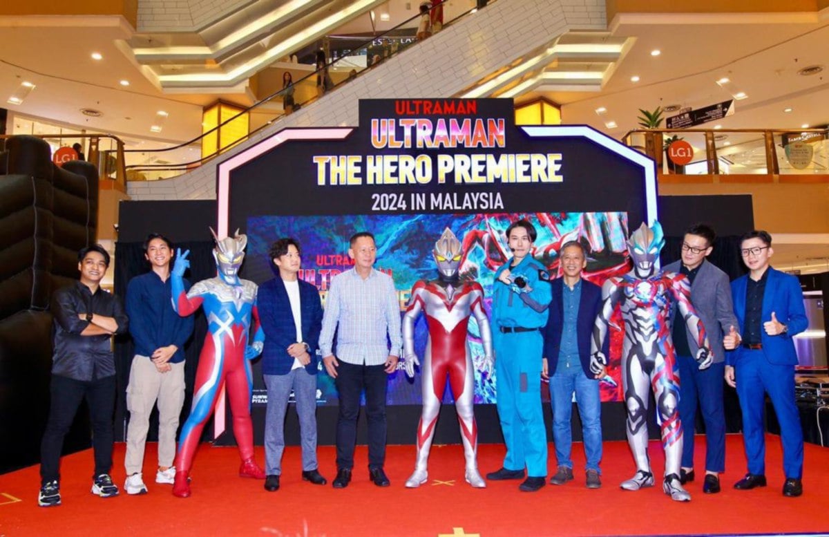 Kemunculan pertama pelakon di Malaysia sempena tayangan perdana filem Ultraman Blazer the Movie: Tokyo Kaiju Showdown  