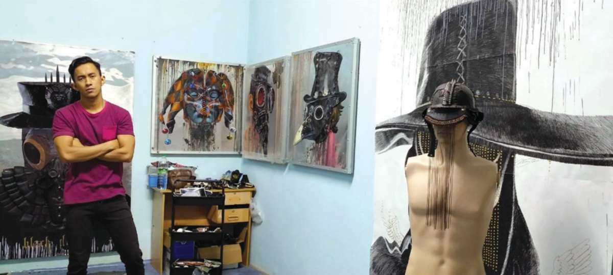 TEMPAT artist berkerja...ACM Studio yang terletak di Taman Guru Desa Pahlawan, Kelantan.