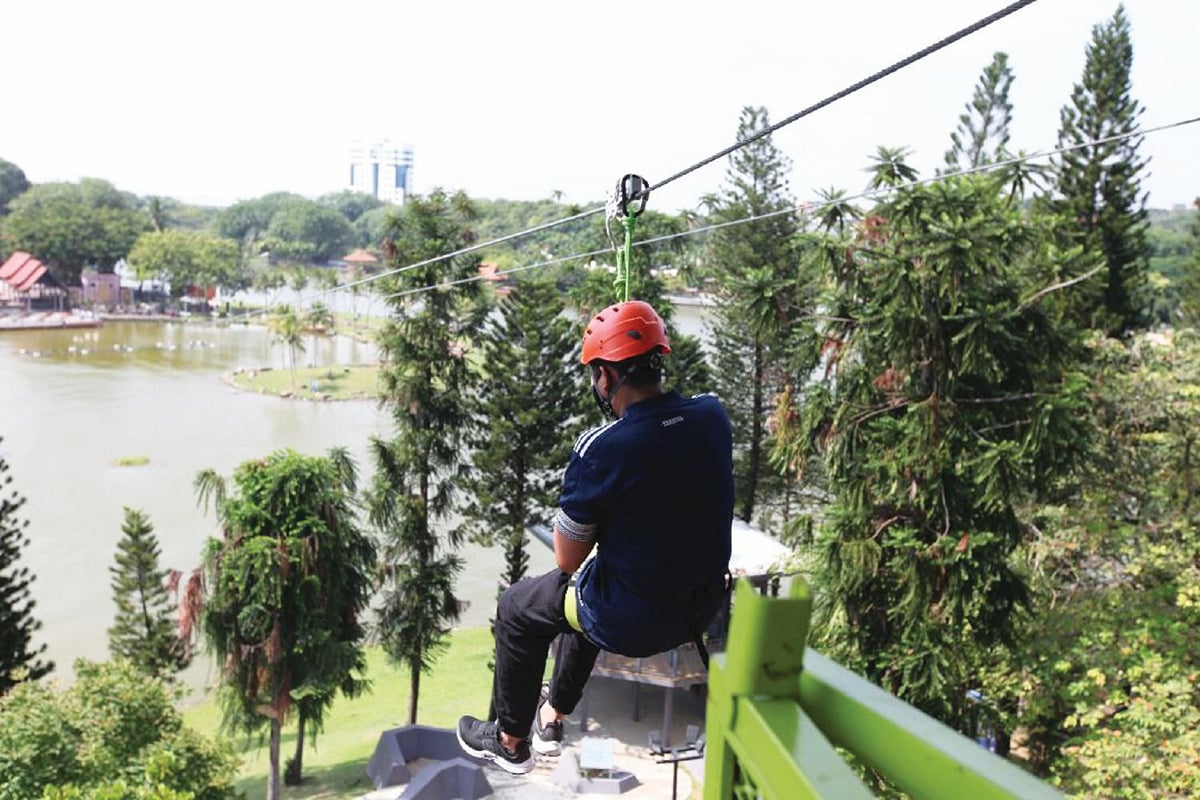 ZIPLINE Shah Alam kini dibuka semula untuk aktiviti riadah dan rekreasi. 