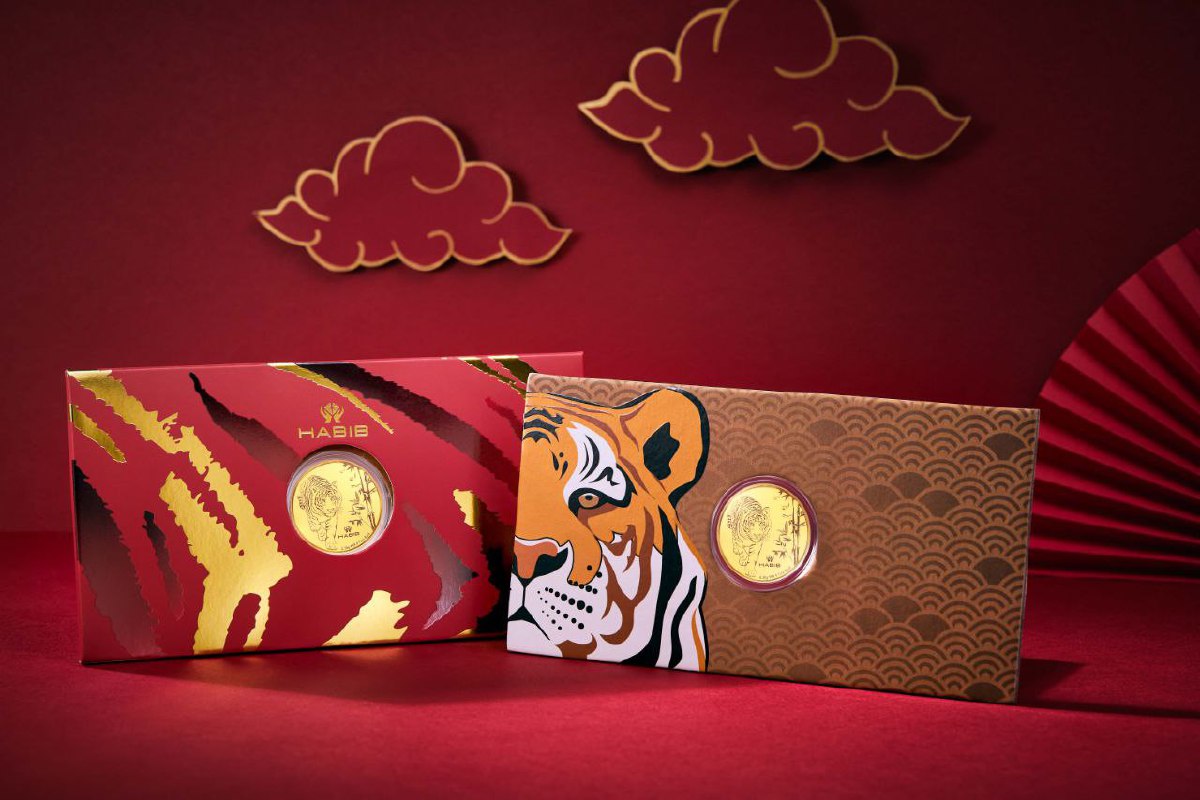 SYILING wafer emas 999 edisi terhad yang diinspirasikan daripada Harimau dan Disney X HABIB Winnie The Pooh.