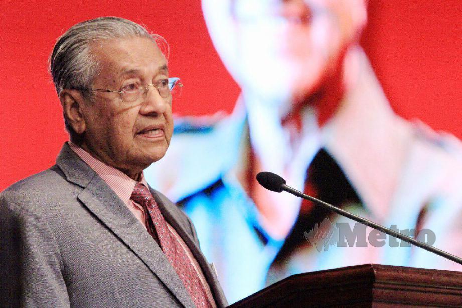 PERDANA Menteri, Tun Dr Mahathir Mohamad. FOTO NSTP