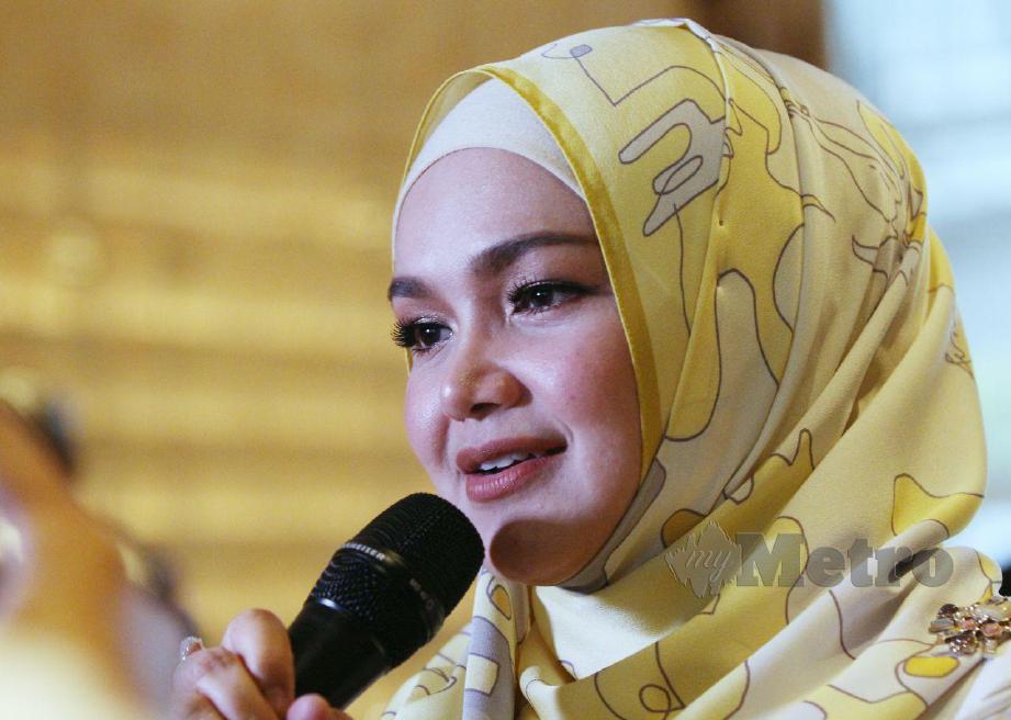 DATUK Seri Siti Nurhaliza. FOTO Mustaffa Kamal