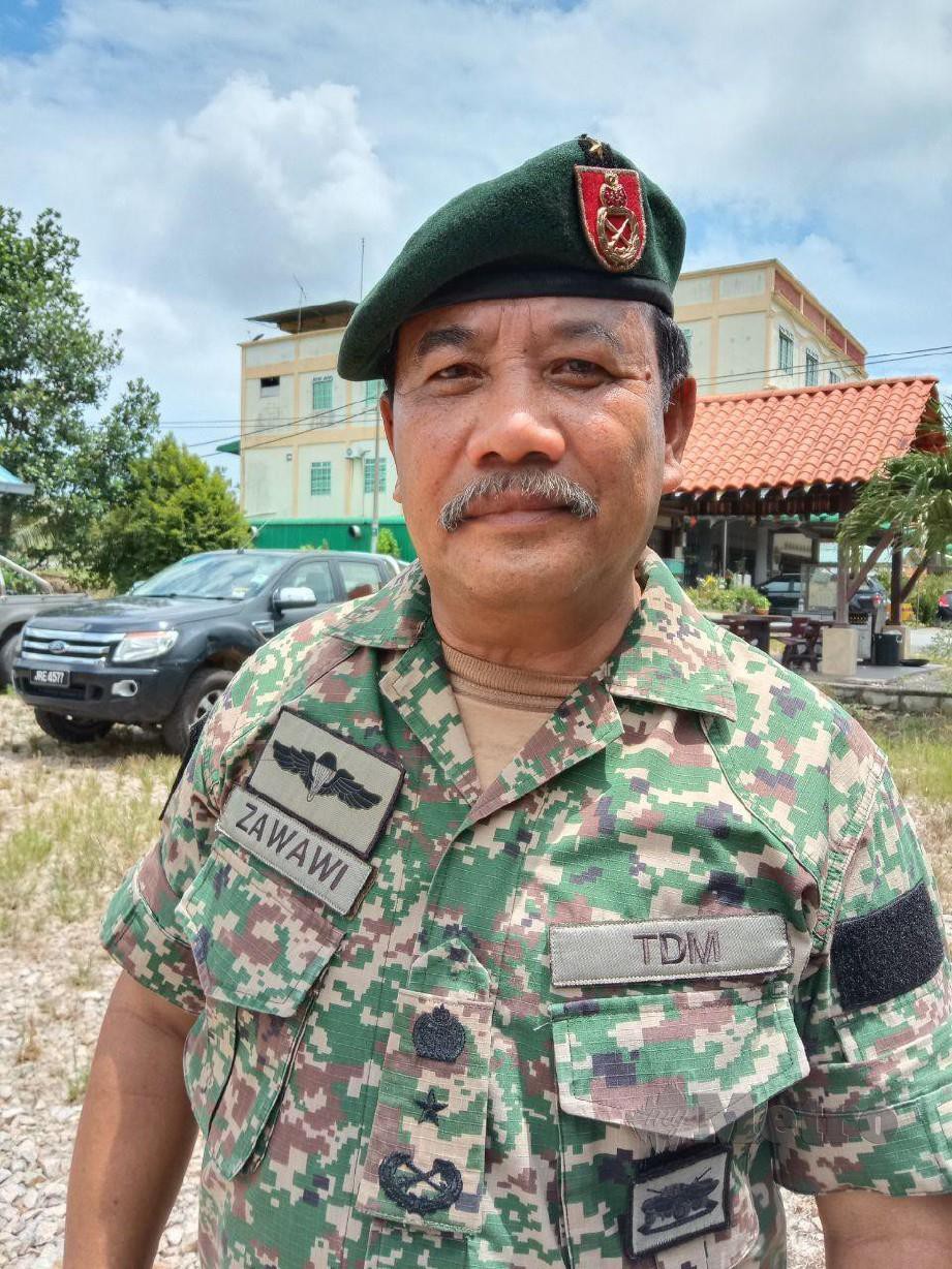 Panglima 7 Briged Brigadier Jeneral Datuk Zawawi Adam. FOTO ADNAN IBRAHIM