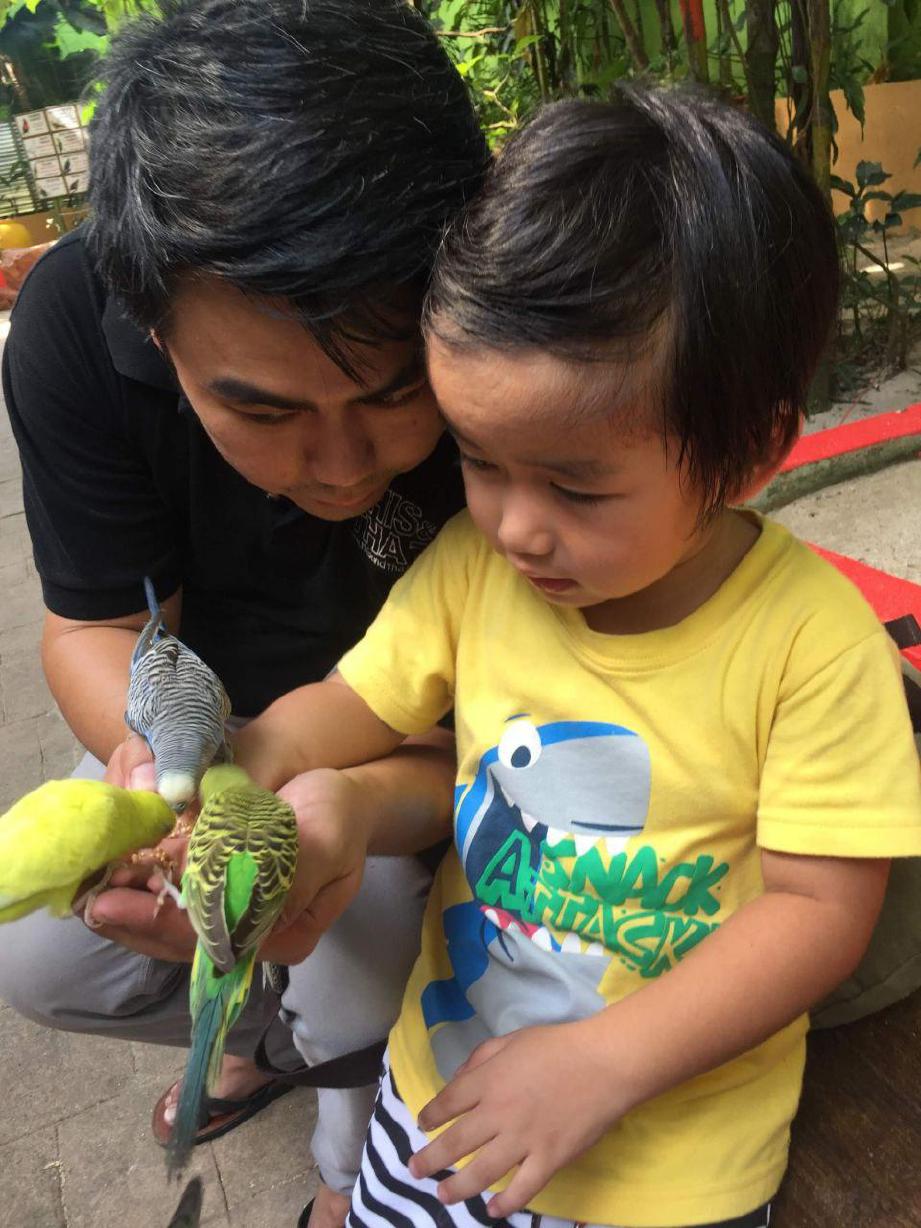 MEMUPUK sifat sabar dan boleh berkongsi dalam diri kanak-kanak berkeperluan khas dengan terapi menggunakan burung.