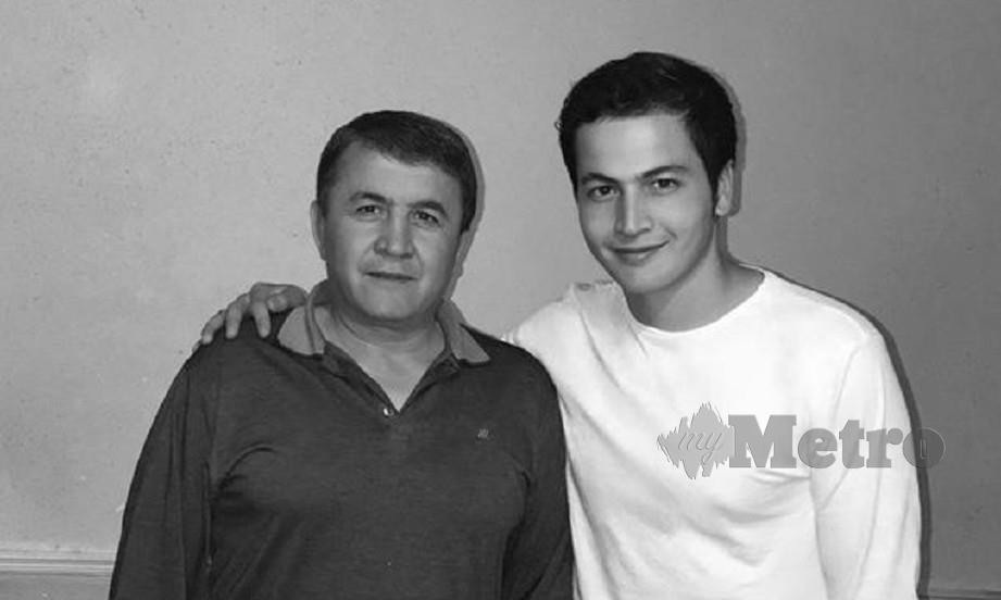 DALER Yusof bersama arwah bapanya. FOTO Instagram