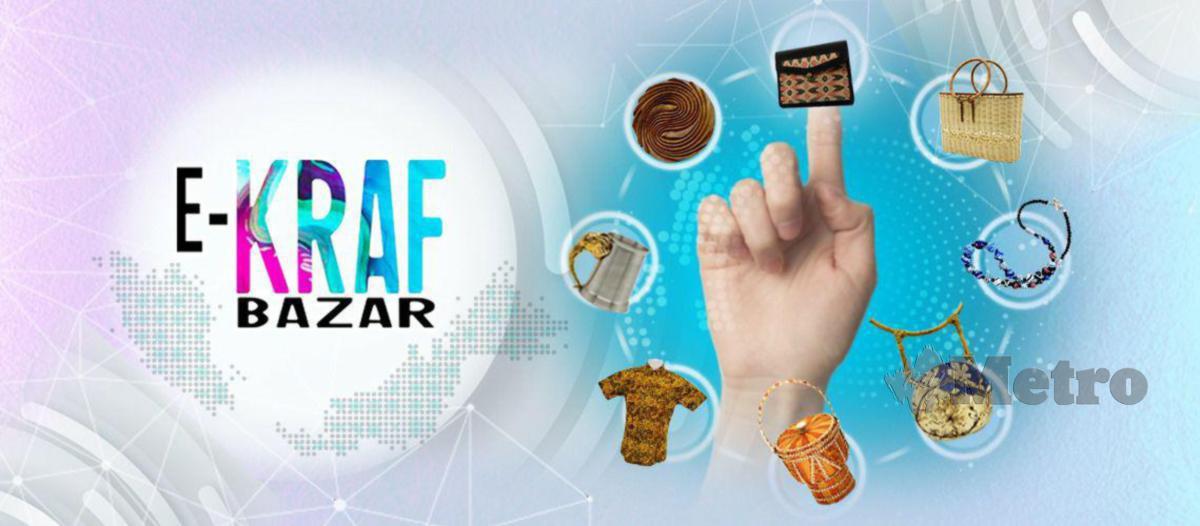 PROMOSI produk kraf platform digital di E-Kraf Bazar atau MYCRAFTSHOPPE.