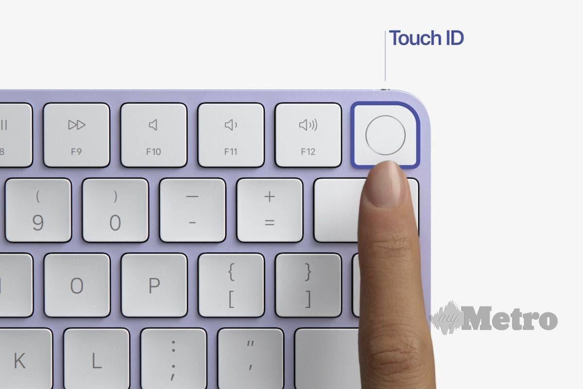 Papan kekunci Magic dengan TouchID.