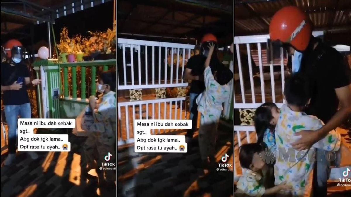 RAKAMAN video dimuat naik Muna Adira yang tular di TIkTok. FOTO Ihsan Muna Adira Rusli 