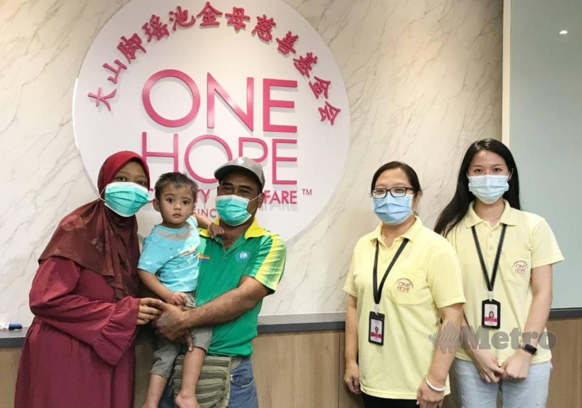 Hanif  memerlukan pembedahan jantung dengan segera dengan kos RM120,000. FOTO Ihsan One Hope Charity