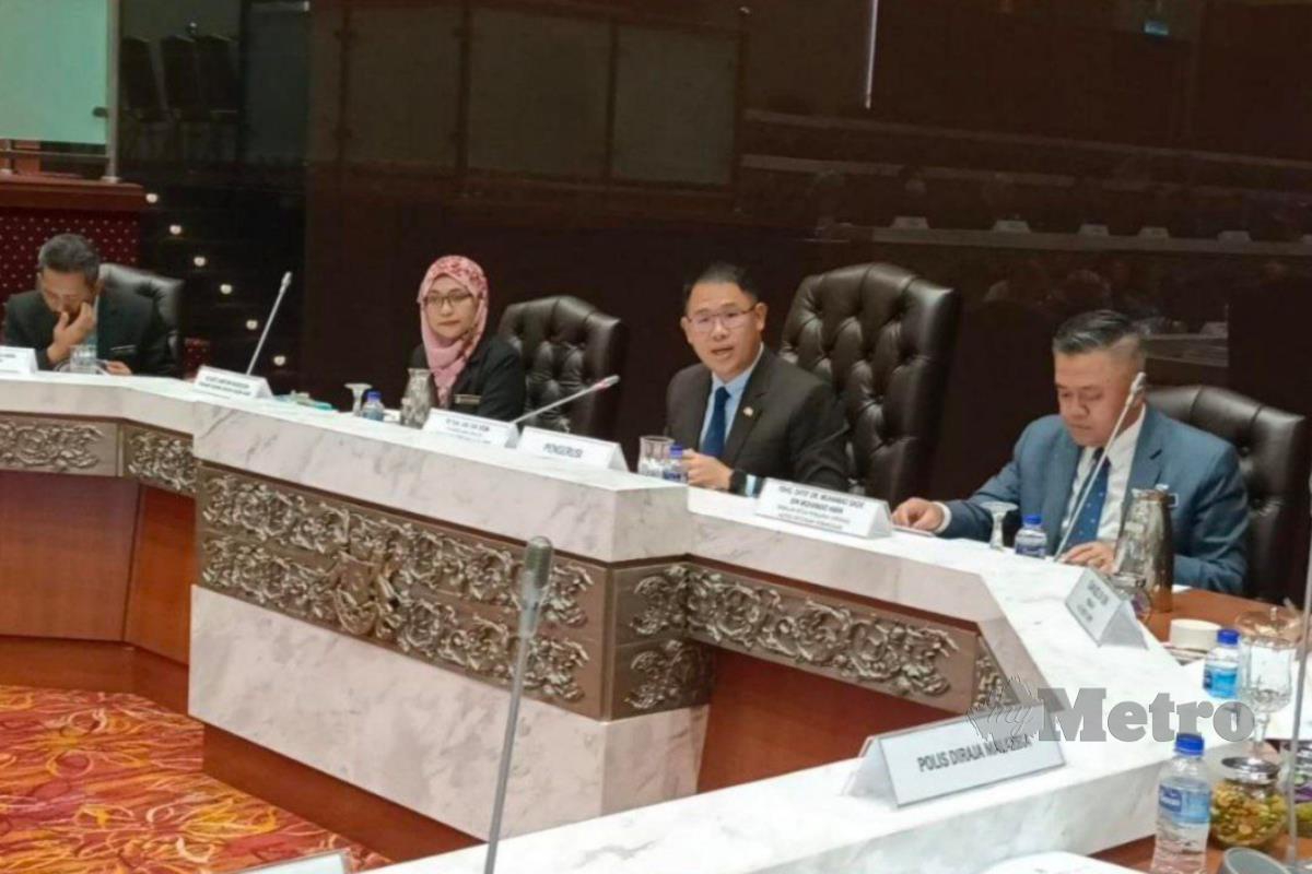 Ling Tian Soon mewakili Menteri Besar Johor dalam Mesyuarat Majlis Tindakan Membanteras Dadah (MTMD) Negeri Johor. Gambar ihsan exco