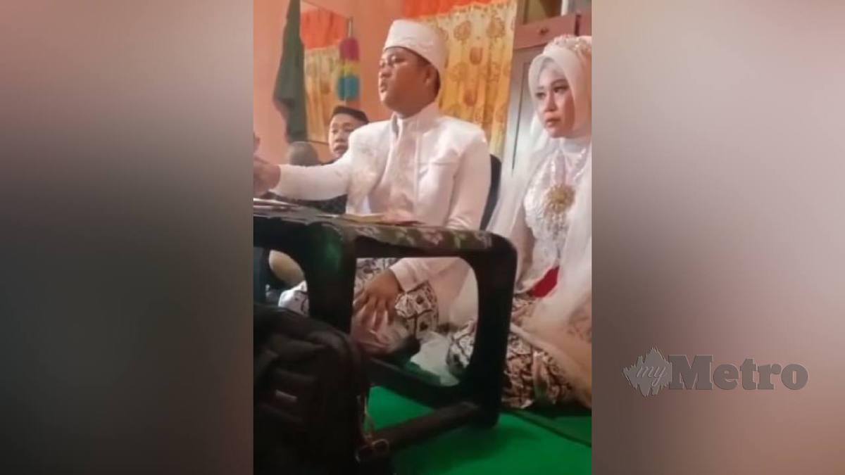 Terlampau teruja ketika akad nikah | Harian Metro