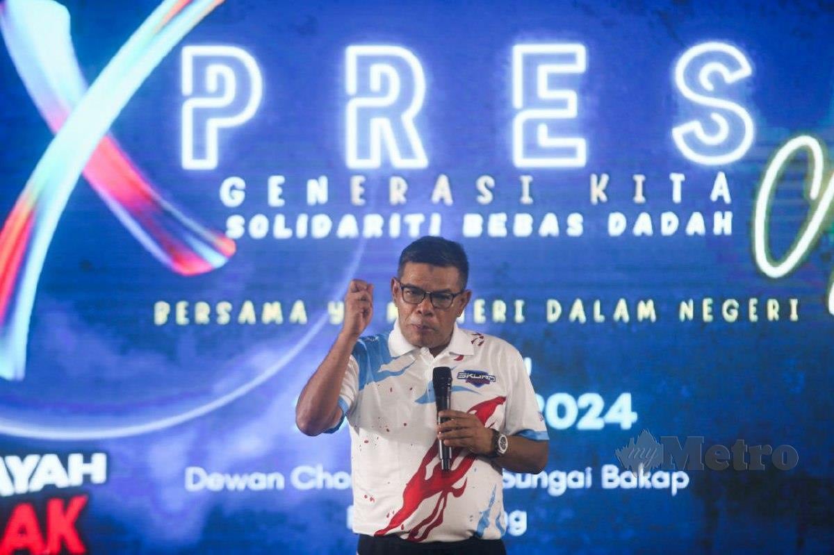 SAIFUDDIN Nasution berucap pada program Xpresi Generasi Kita. FOTO Mikail Ong