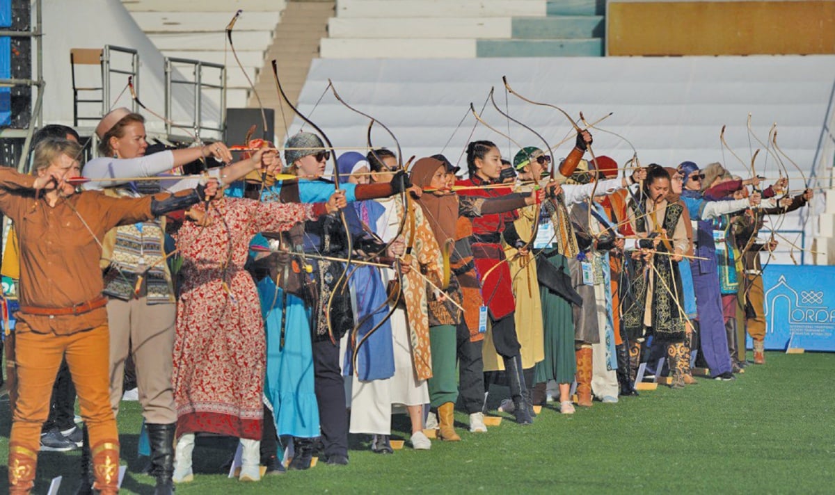 NORSIANI menyertai Pertandingan Memanah Tradisional Antarabangsa Altyn Orda Di Atyrau, Kazakhstan pada April lalu.