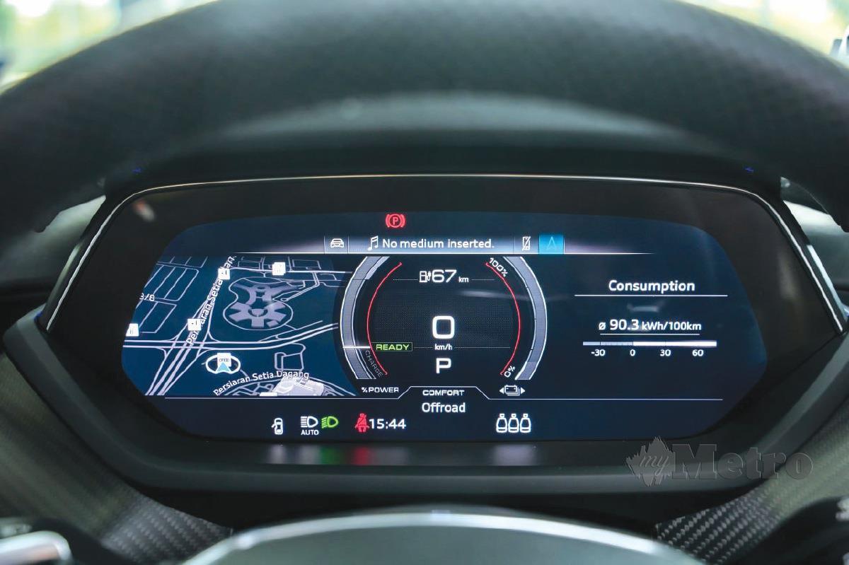 PANEL meter 12.3 inci Audi Virtual Cockpit Plus.