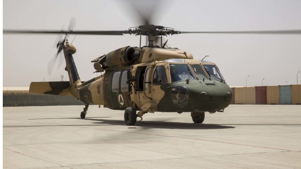 Helikopter tentera udara Afganistan. Foto Agensi