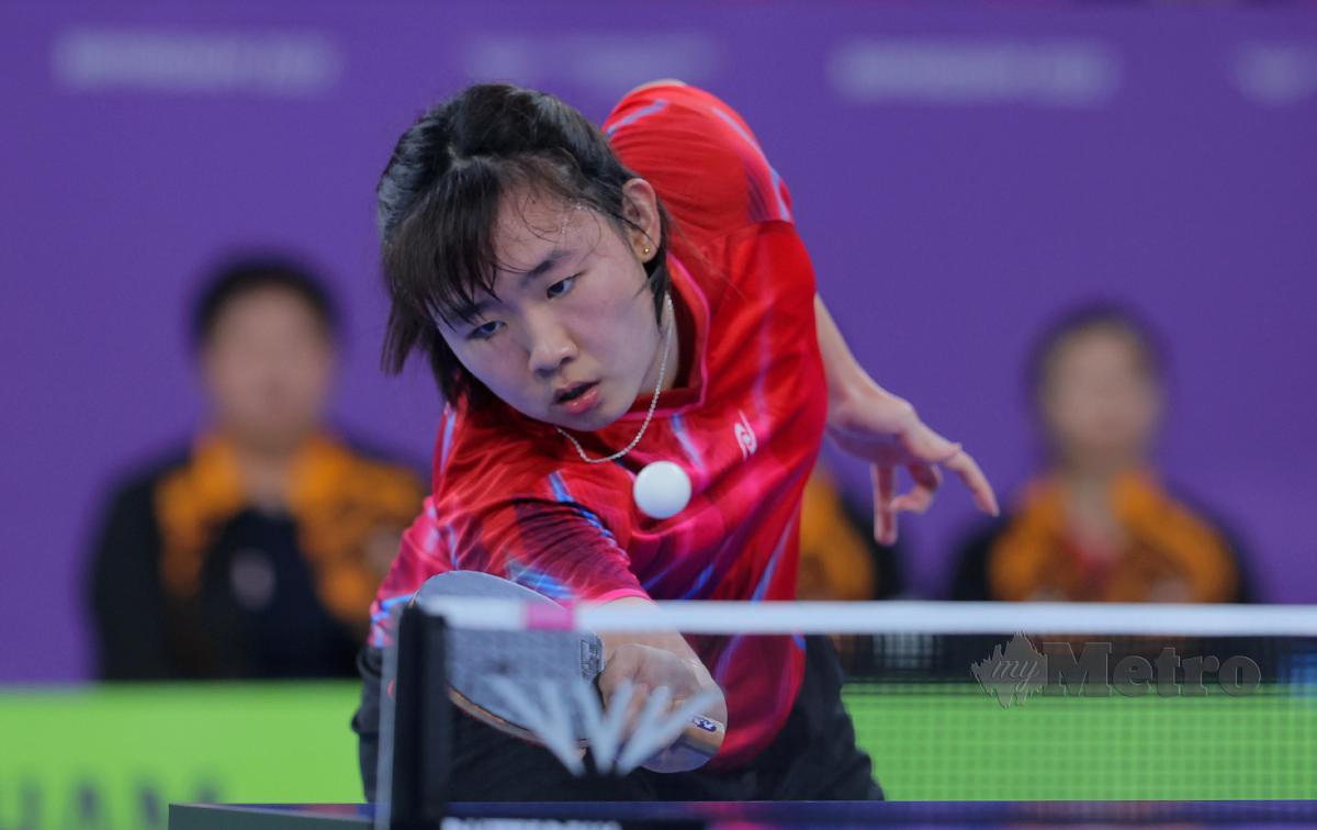 ALICE Chang bantu skuad ping pong wanita negara mara ke peringkat akhir di Birmingham. -FOTO Bernama
