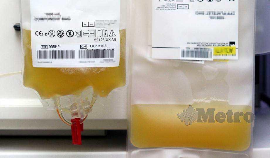KKM galak bekas pesakit Covid-19 yang sembuh derma plasma darah bagi penyelidikan  merawat pesakit lain. FOTO Arkib NSTP