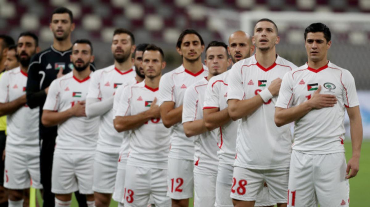PSIKOLOGI pemain Palestin terjejas susulan kebimbangan nyawa keluarga mereka di Gaza. FOTO Agensi