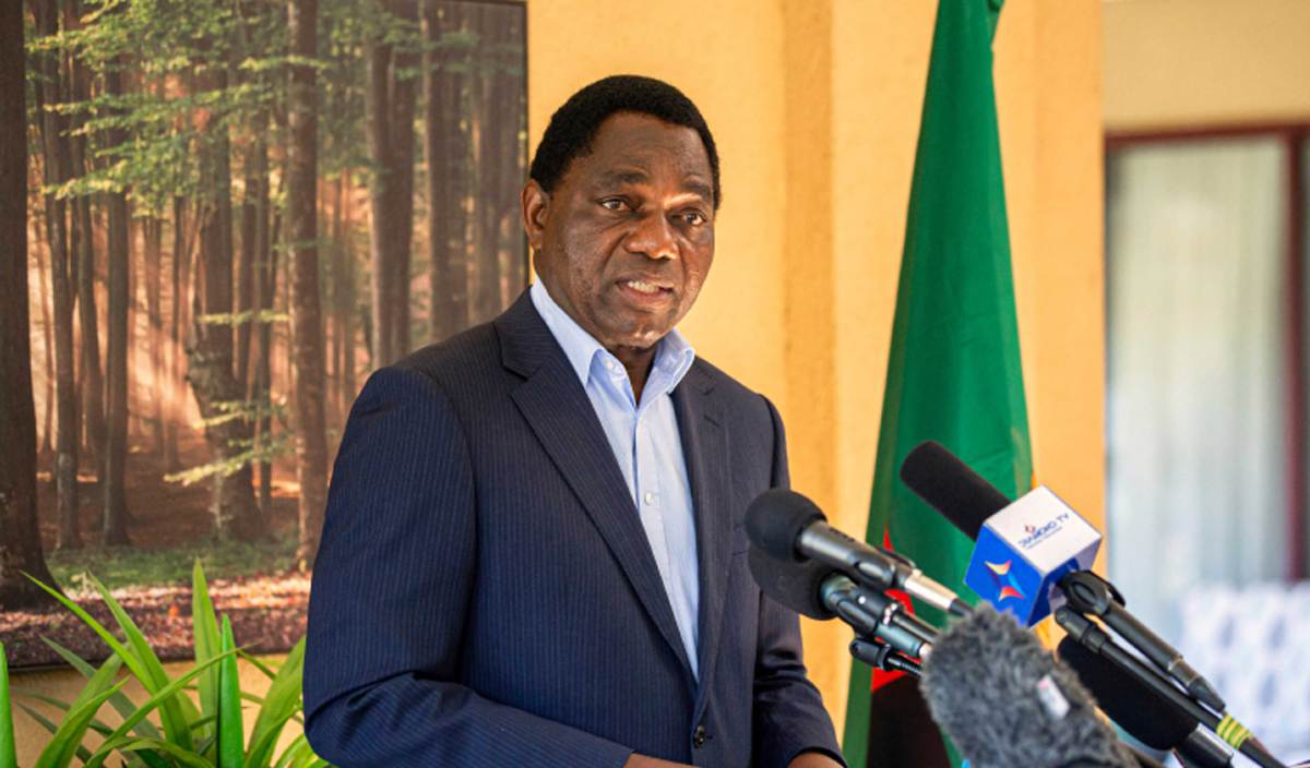 PRESIDEN Zambia, Hakainde Hichilema.  FOTO AFP