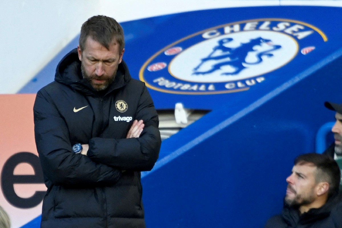 POTTER dipecat hanya selepas tujuh bulan membimbing Chelsea. FOTO Reuters