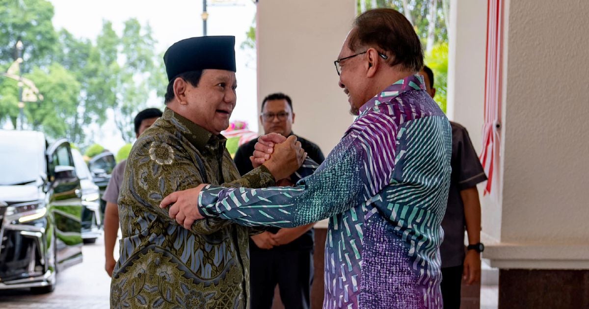 Anwar, Prabowo tekad tingkat hubungan serumpun dua hala