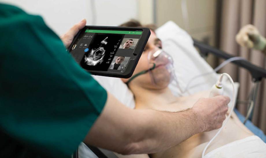 SISTEM ultrabunyi bersaiz poket berasaskan aplikasi membantu profesional penjagaan kesihatan membuat keputusan pantas berdasarkan maklumat.