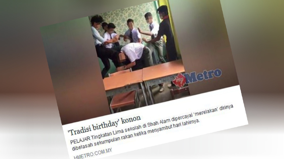 LAPORAN portal berita Harian Metro, semalam.