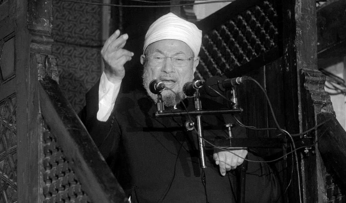SHEIKH Yusuf al-Qaradawi meninggal dunia di Qatar. FOTO AFP