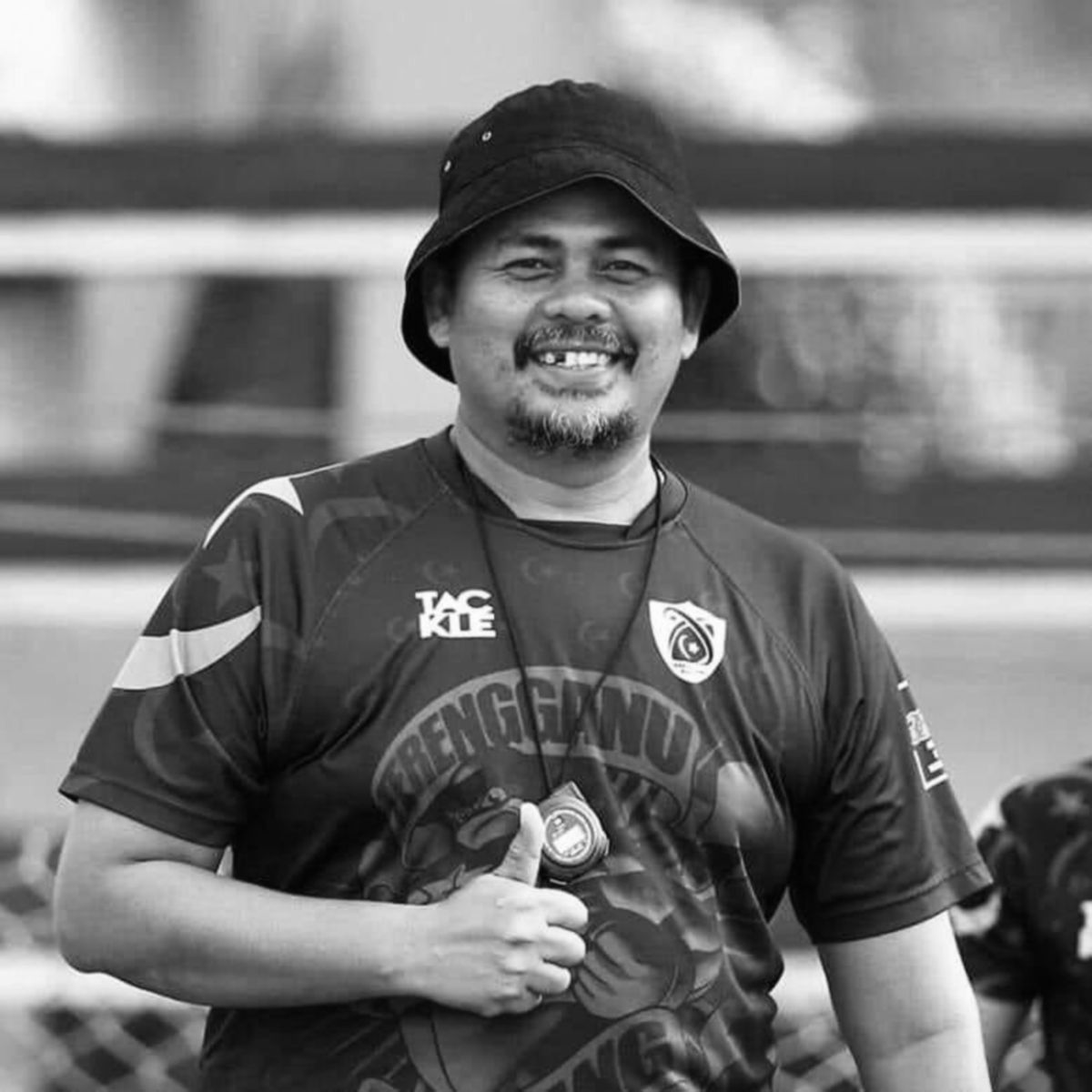 Ketua jurulatih ragbi Terengganu, Izaimi Zainuddin menghembuskan nafas terakhir petang hari ini akibat jangkitan kuman. FOTO Ihsan PRNT
