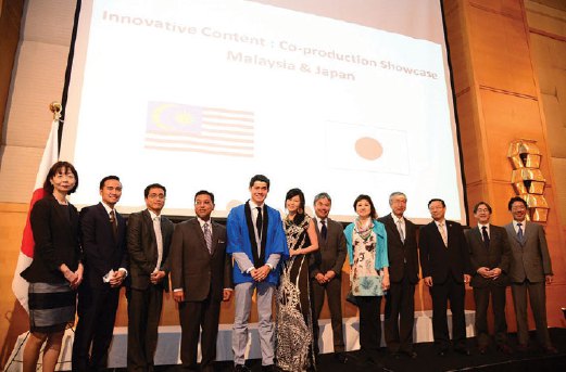 ARTIS dan wakil dari Malaysia dan Jepun pada showcase kandungan inovasi terbitan bersama.
