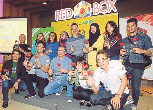 SUASANA meriah di Malam Media Anugerah Red Box.