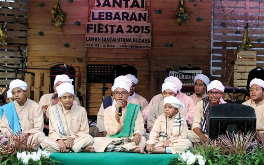 PELANCARAN Santai Lebaran Fiesta 2015 di Istana Budaya.