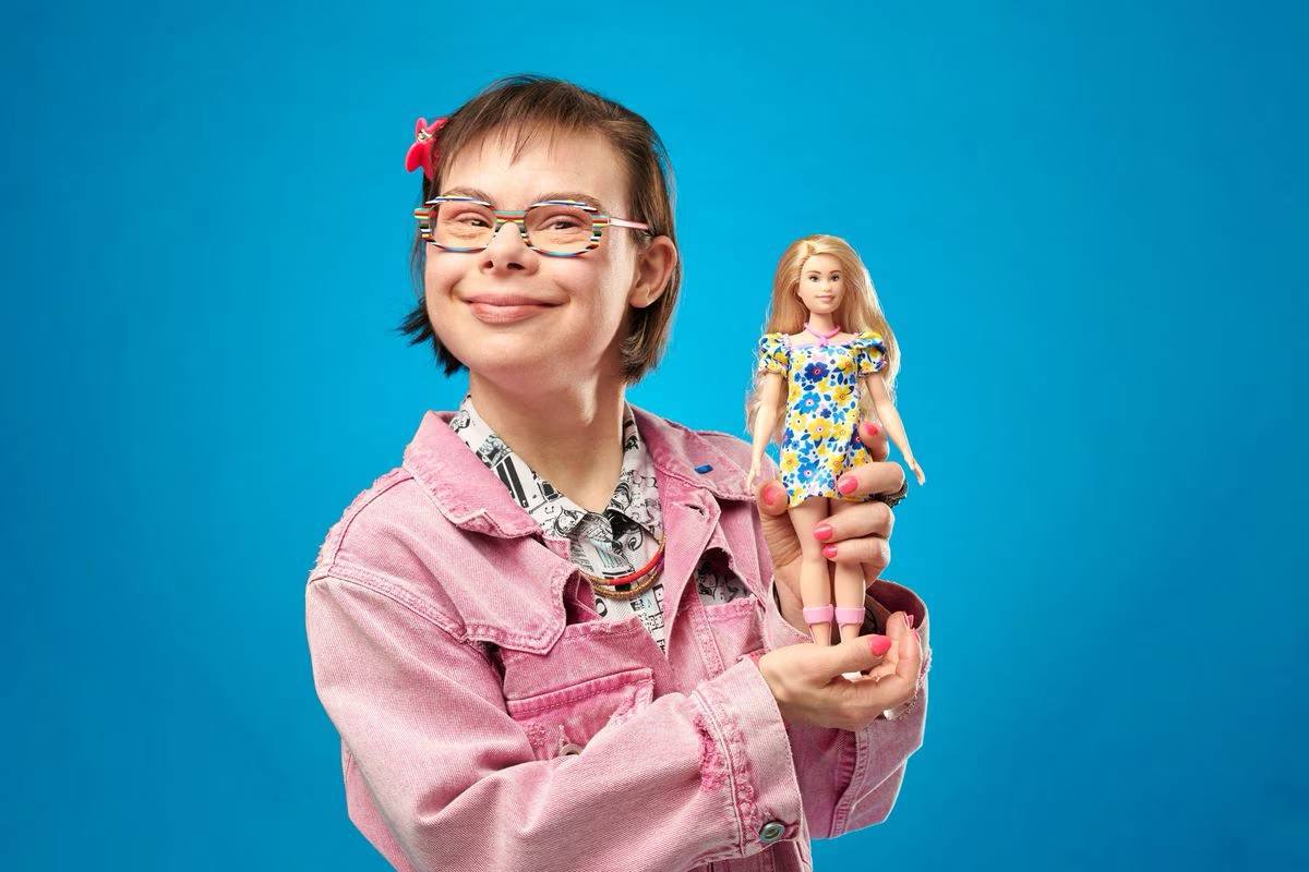 PATUNG Barbie sindrom Down. FOTO Mattel/ Reuters 
