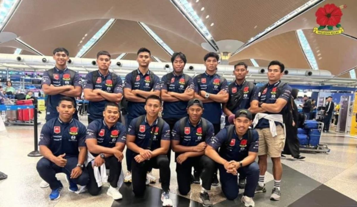 SKUAD Bunya Raya 7s berangkat ke Bangkok pada jam 9 pagi tadi.   FOTO Malaysia Rugby